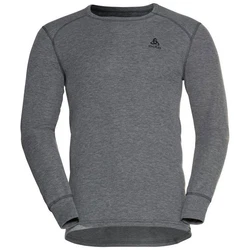 Odlo Longsleeve Active Warm Eco Baselayer Top Crew Neck Dunkelgrau/Hellgrau/Grau