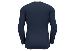 Odlo Longsleeve Active Warm Eco Baselayer Top Crew Neck Dunkelblau/Blau/Hellblau