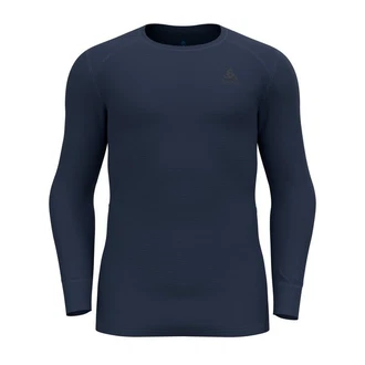 Odlo Longsleeve Active Warm Eco Baselayer Top Crew Neck Dunkelblau/Blau/Hellblau
