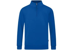 Jako Fleecepullover Ziptop Organic (C8620) Blau/Dunkelblau