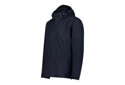 CMP Funktionsjacke MAN JACKET ZIP HOOD DETACHABLE SCHWARZ/BLAU