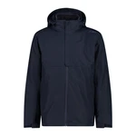 CMP Funktionsjacke MAN JACKET ZIP HOOD DETACHABLE SCHWARZ/BLAU