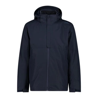 CMP Funktionsjacke MAN JACKET ZIP HOOD DETACHABLE SCHWARZ/BLAU
