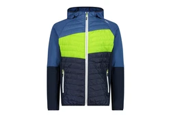 CMP Herren MAN HYBRID JACKET FIX HOOD BLACK BLUE (33E6577)
