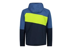CMP Herren MAN HYBRID JACKET FIX HOOD BLACK BLUE (33E6577)