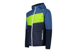 CMP Herren MAN HYBRID JACKET FIX HOOD BLACK BLUE (33E6577)