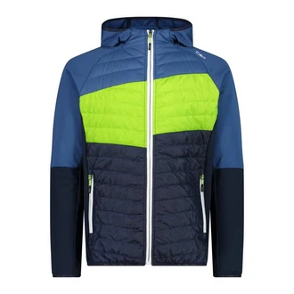 CMP Herren MAN HYBRID JACKET FIX HOOD BLACK BLUE (33E6577)