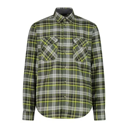 CAMPAGNOLO Outdoorhemd MAN SHIRT OILGREEN/NERO/ACIDO