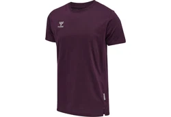 hummel T-Shirt Move Grid T-Shirt Beige