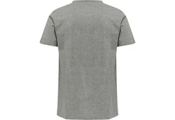 hummel T-Shirt Move Grid T-Shirt grau meliert/beige