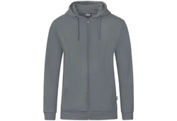 Jako Sweatjacke Organic Kapuzenjacke Hellgrau/Grau/Dunkelgrau