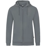 Jako Sweatjacke Organic Kapuzenjacke Hellgrau/Grau/Dunkelgrau