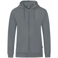 Jako Sweatjacke Organic Kapuzenjacke Hellgrau/Grau/Dunkelgrau