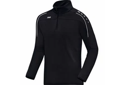 Jako Sweatshirt Classico Ziptop Schwarz/Lila