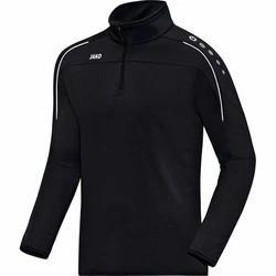 Jako Sweatshirt Classico Ziptop Schwarz/Lila