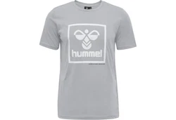 hummel Kurzarmshirt hmlISAM 2.0 T-SHIRT Dunkelgrau/Grau