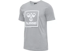 hummel Kurzarmshirt hmlISAM 2.0 T-SHIRT Dunkelgrau/Grau