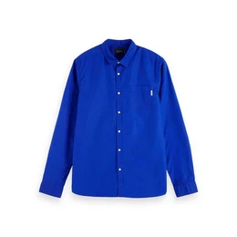 Kurzarmhemd Herren Hemd Ams Blauw Light Weight Shirt 153539
