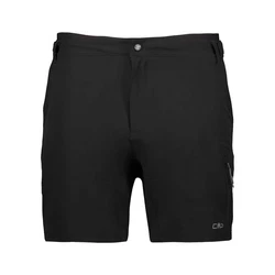 CMP Fahrradhose Herren Radshorts mit Innenhose FREE-BIKE Schwarz/Rot