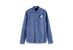 Scotch & Soda Kurzarmhemd Pocket Shirt 153550 Indigo (153550)