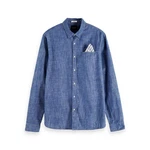 Scotch & Soda Kurzarmhemd Pocket Shirt 153550 Indigo (153550)