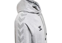 hummel Sweatshirt Move Grid Hoody grau meliert (214783)