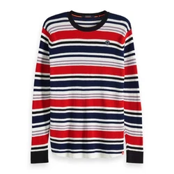 Scotch & Soda Langarmshirt Waffle Stripes (150530) 150530