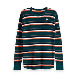 Scotch & Soda Langarmshirt Waffle Stripes (150530) 150530