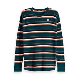 Langarmshirt Herren Langarmshirt Waffle Stripes 150530