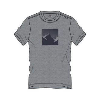 CMP Herren Shirt MAN T-SHIRT (32T7177) GREY MEL-ANTRACITE (32T7177)