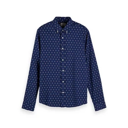 Kurzarmhemd Herren Hemd Mini Jacquard Pattern 155162