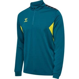 Fleecepullover Herren Trainingstop hmlAuthenticHalf Zip Poly Sweat 219973