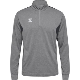 Fleecepullover Herren Trainingstop hmlAuthenticHalf Zip Poly Sweat 219973
