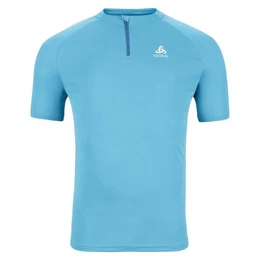 T-Shirt Herren T-Shirt Crew Neck s/s 1/2-Zip Trail Running Shirt 313802
