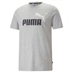 PUMA T-Shirt ESS+ Essentials 2 Col Logo Tee (586759) Dunkelgrau/Grau