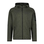 CMP Herren Jacke Fix Hood Knitted 3H60847N olive/nero (3H60847N)