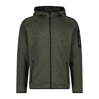 CMP Herren Jacke Fix Hood Knitted 3H60847N olive/nero (3H60847N)
