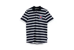 Scotch & Soda Poloshirt Herren Stripe Nylon Collar 153630