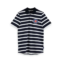 Scotch & Soda Poloshirt Herren Stripe Nylon Collar 153630