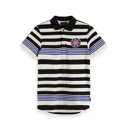 Scotch & Soda Poloshirt Herren Stripe Nylon Collar 153630