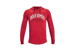 Under Armour Hoodie UA RIVAL TRY ATHLC DEPT HD Kapuzenpullover Herren Rot