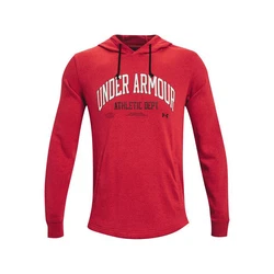 Under Armour Hoodie UA RIVAL TRY ATHLC DEPT HD Kapuzenpullover Herren Rot