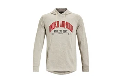 Under Armour Hoodie UA RIVAL TRY ATHLC DEPT HD Kapuzenpullover Herren Stein (279)