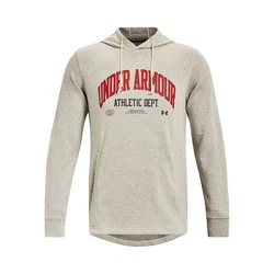 Under Armour Hoodie UA RIVAL TRY ATHLC DEPT HD Kapuzenpullover Herren Stein (279)