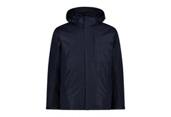CMP 3-in-1 Funktionsjacke Man Jacket Zip Hood Detachable Inn. Jacket (33Z1577D) schwarz/blau