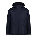 CMP 3-in-1 Funktionsjacke Man Jacket Zip Hood Detachable Inn. Jacket (33Z1577D) schwarz/blau