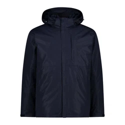 CMP 3-in-1 Funktionsjacke Man Jacket Zip Hood Detachable Inn. Jacket (33Z1577D) schwarz/blau