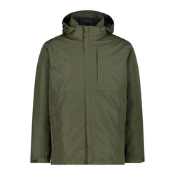 CMP 3-in-1 Funktionsjacke Man Jacket Zip Hood Detachable Inn. Jacket (33Z1577D) OIL GREEN (33Z1577D)