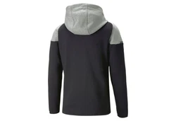 PUMA Sweatjacke teamCUP Casuals Kapuzenjacke Dunkelblau/Dunkelgrau/Grau/Schwarz/Rot