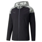 PUMA Sweatjacke teamCUP Casuals Kapuzenjacke Dunkelblau/Dunkelgrau/Grau/Schwarz/Rot